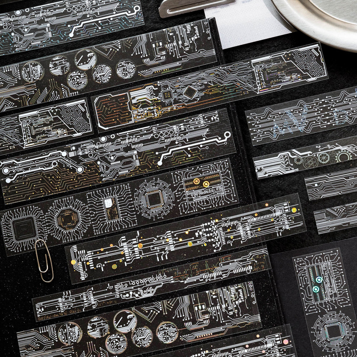 20pcs flash long sticker pack(S26041605)