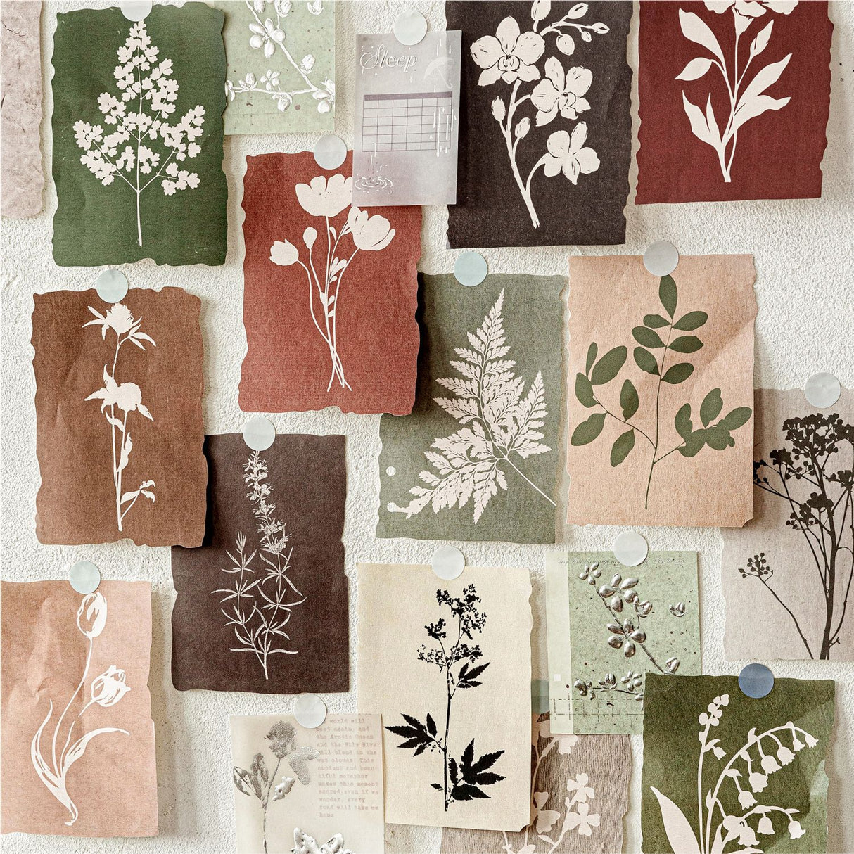 20pcs flower paper pack (P26032603)