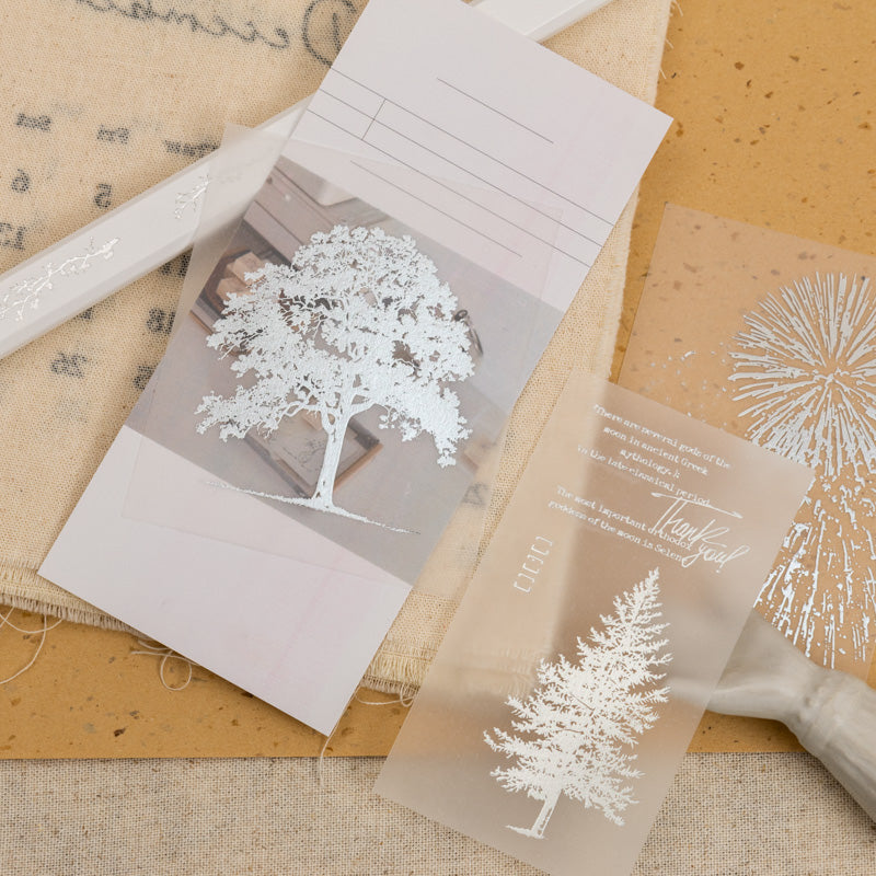 10pcs nature silver sticker pack(S26052707)