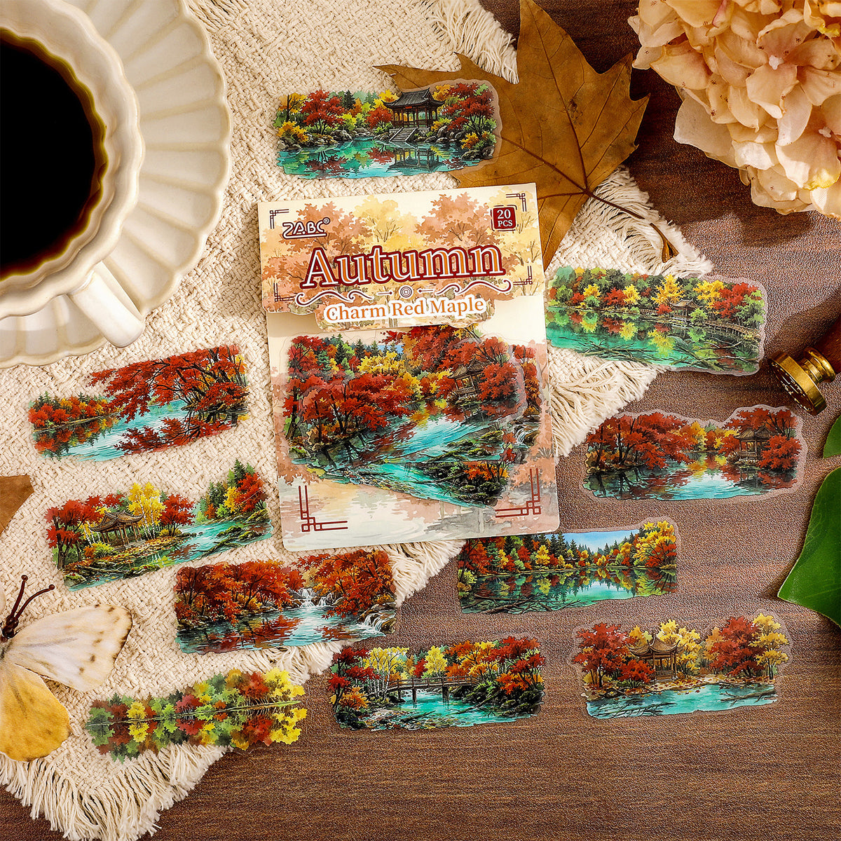 Landscape sticker pack 20pcs