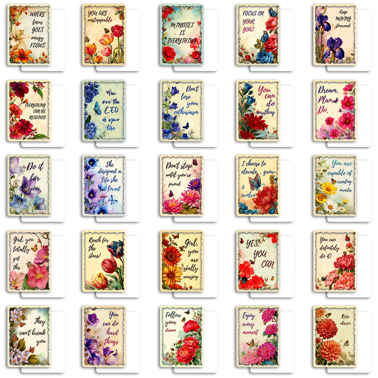 50pcs words ATC-CRAD (C25091707)