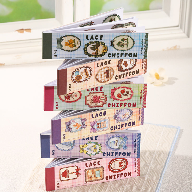 18sheets sticker book(TZB26071204)
