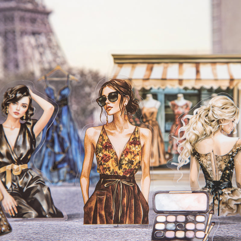 20pcs paris fashion PET sticker pack(S25072203)