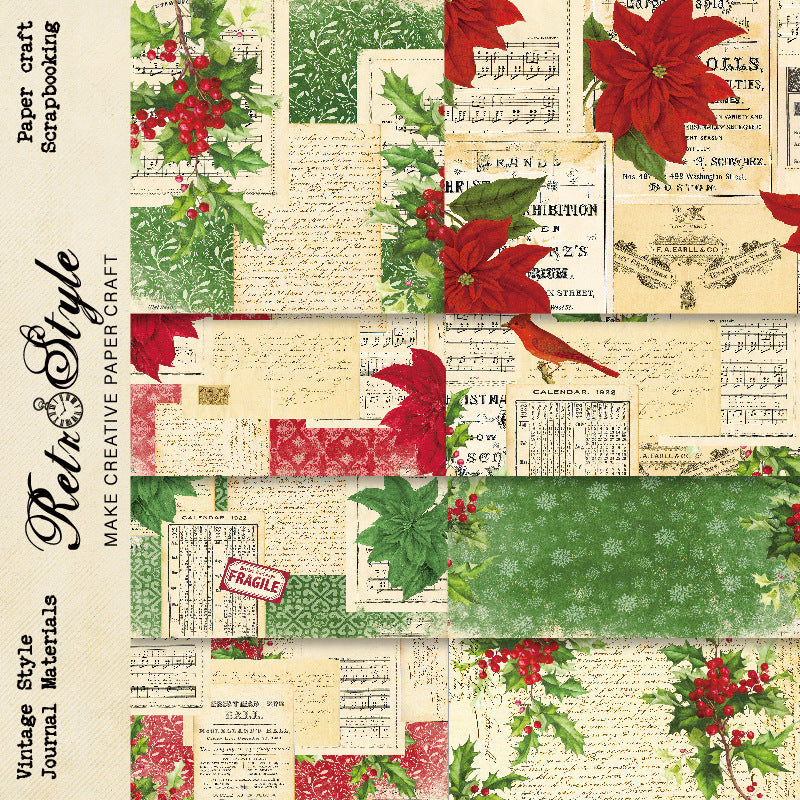 16pcs christmas paper pack (P25100907)