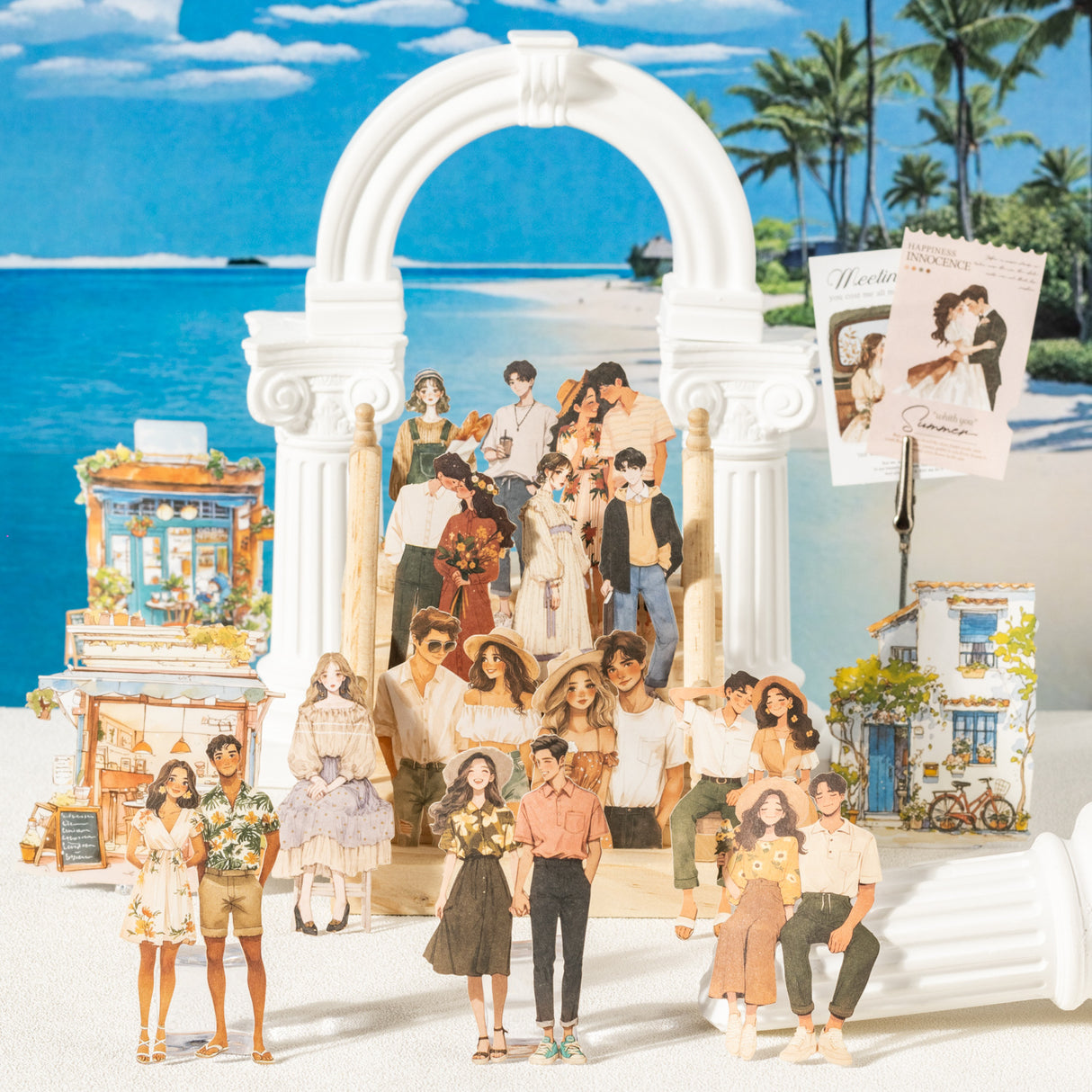 100pcs couple life sticker box (S25071506)