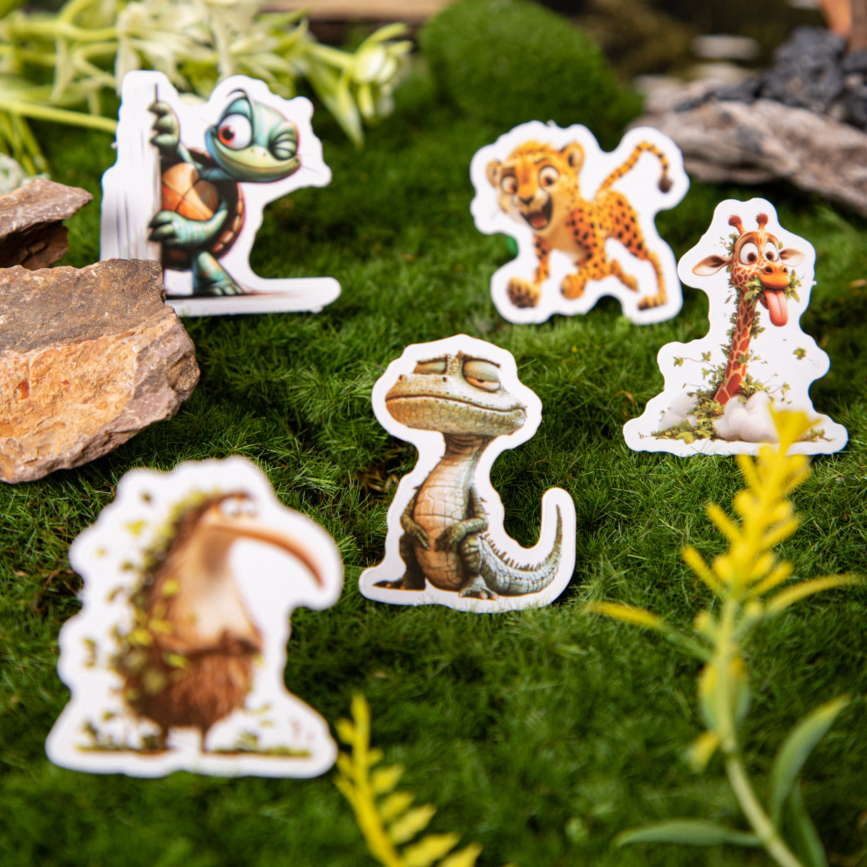 40pcs crazy zoo sticker pack (S25060708)