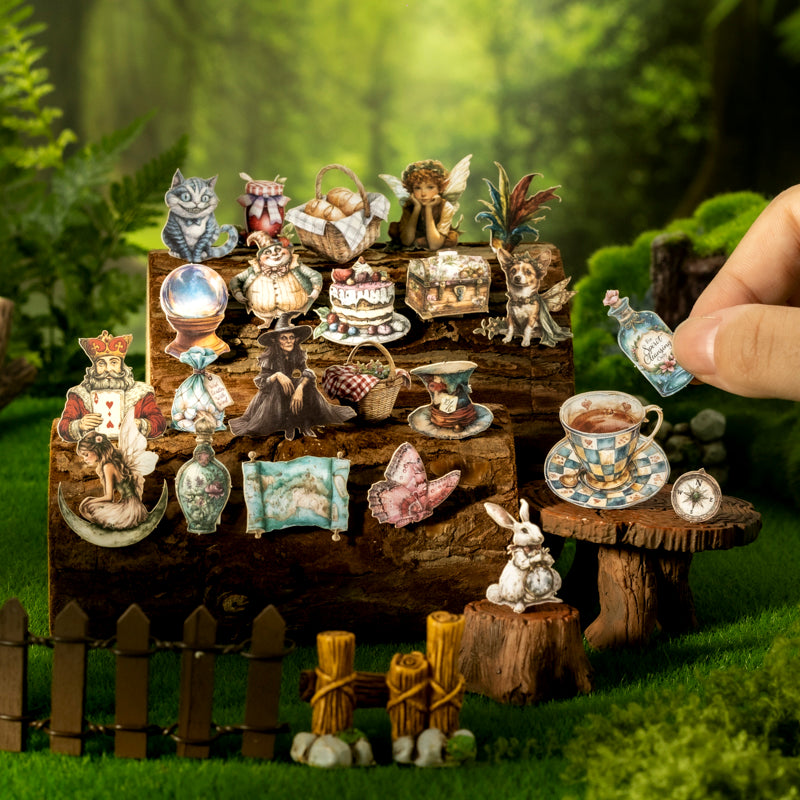 60pcs fairy tale mini sticker tin-box (S25090103)