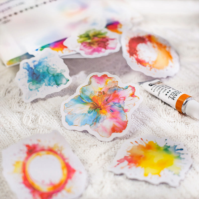 50pcs paint color sticker pack(S25071503)