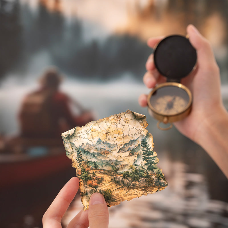 10pcs adventure diary sticker pack (S25100904)