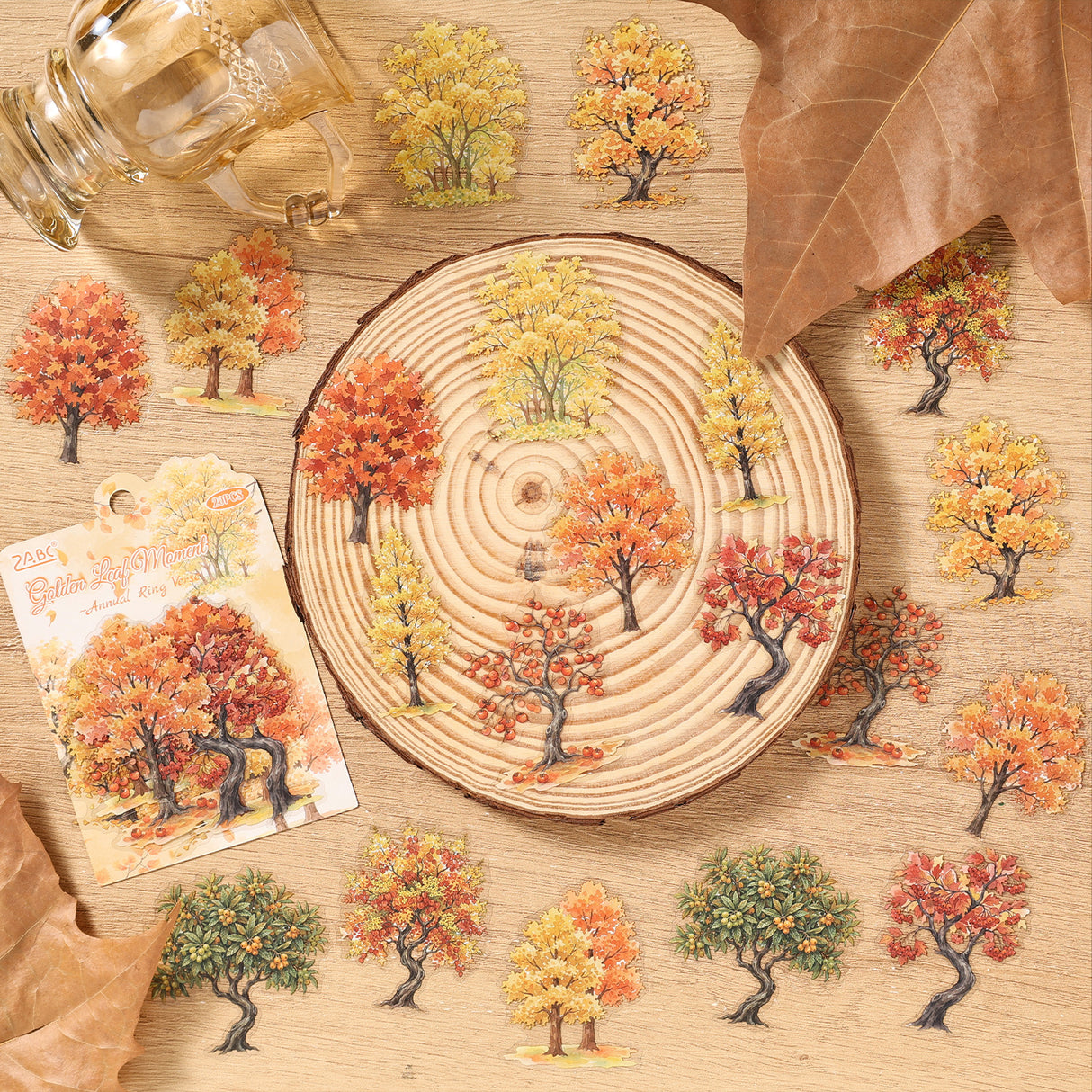 20pcs season tree sticker pack(S26090301)