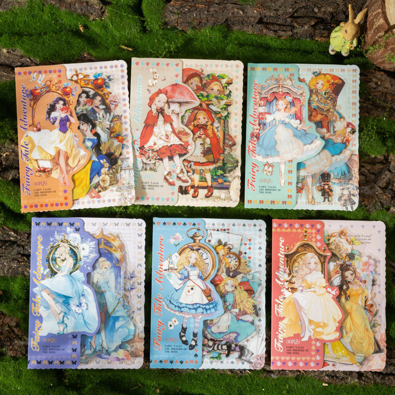 10pcs fairy tale adventure PET-sticker pack (S25072801)