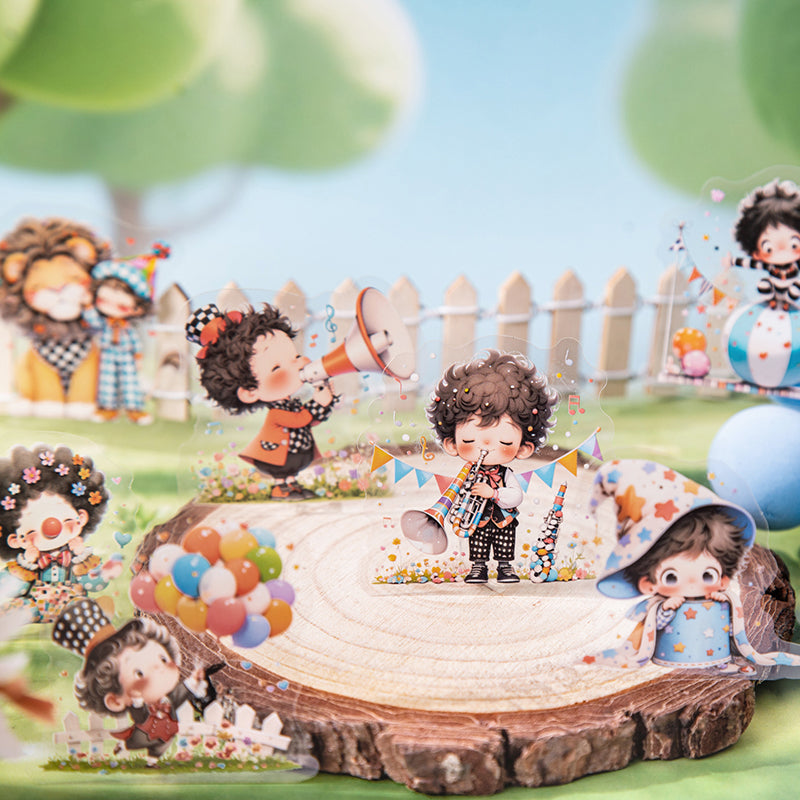 20pcs cute boys day dreaming PET-sticker pack (S25081201)