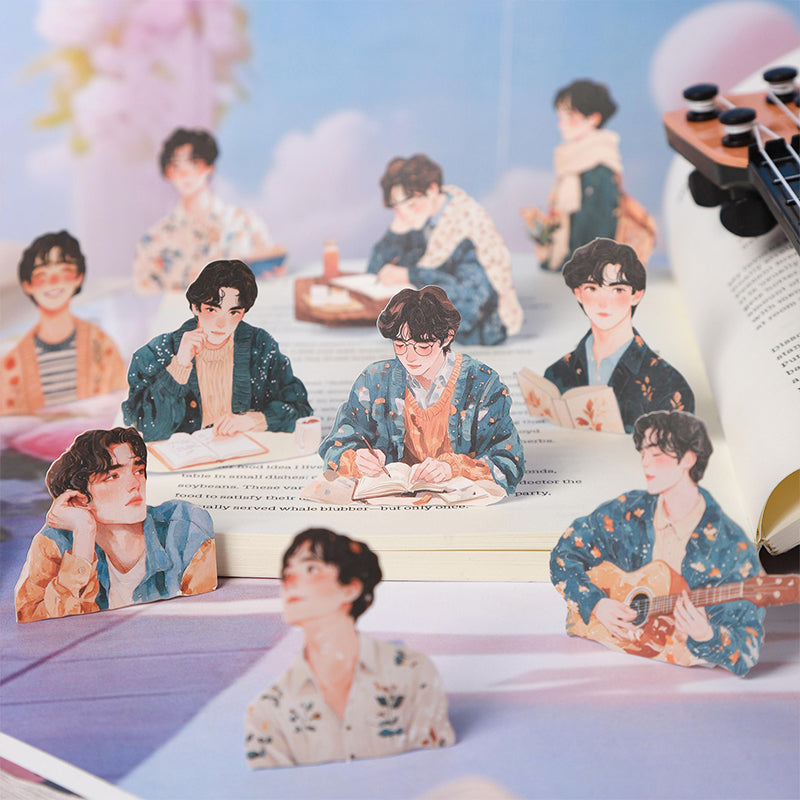 20pcs heartbeat boy sticker pack (S25080307)