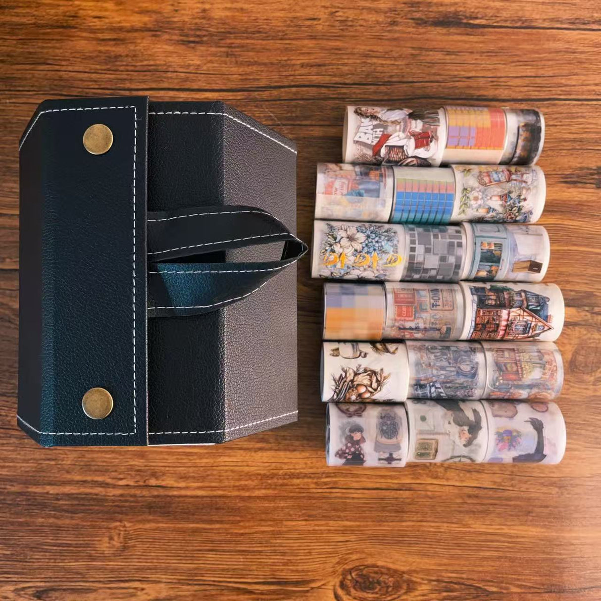 foldable storage box+tapes bundle(A260419)