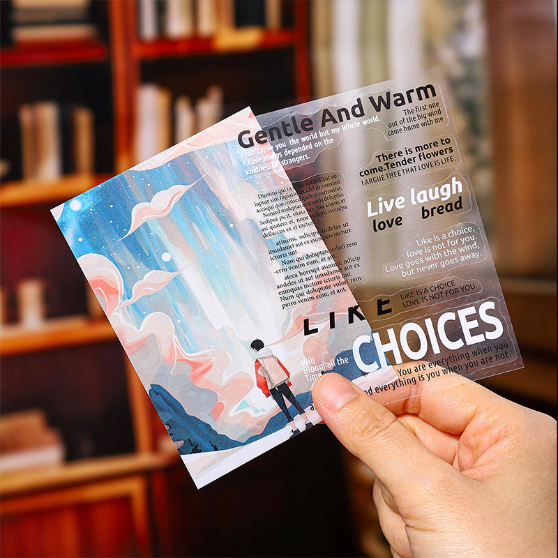 20pcs travel dream PET- sticker book (TZB25061704)