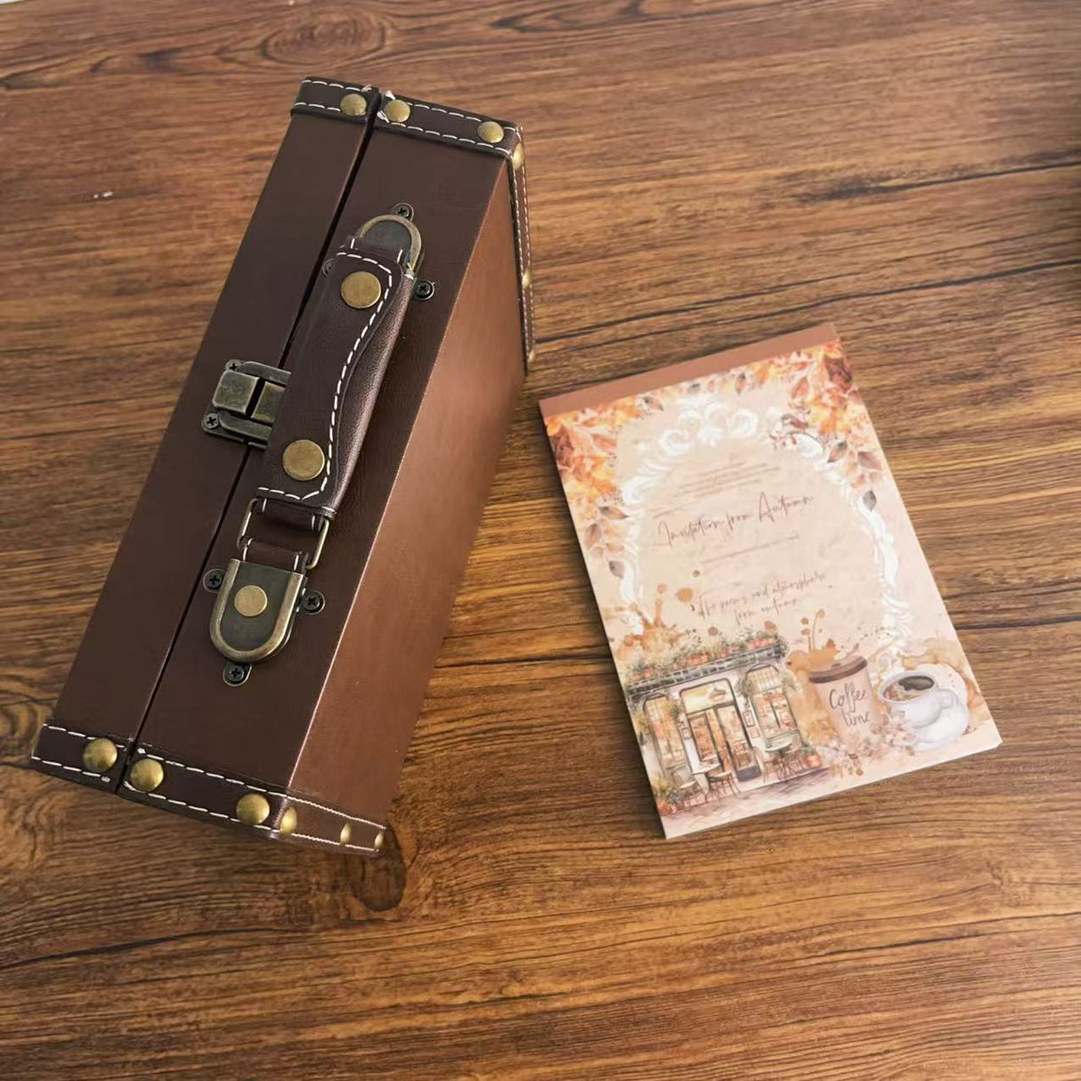 Coffee bundle with wooden suitcase(A260405)