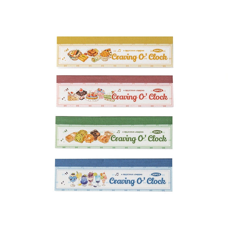 20pcs food sticker book (TZB26032301)