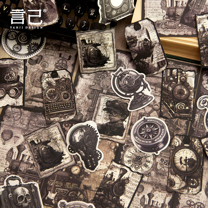90pcs vintage sticker+paper pack(P26041601)