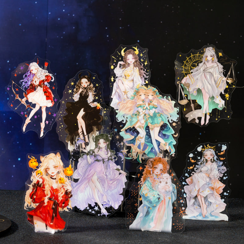 10pcs zodiac sticker pack (S25071201)