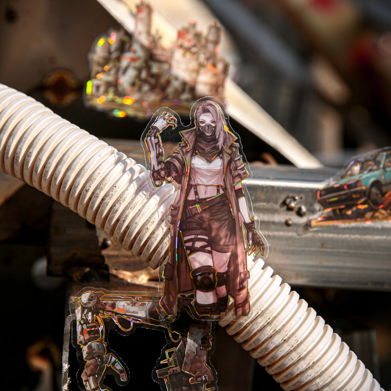 15pcs waste land sticker pack (S25071205)