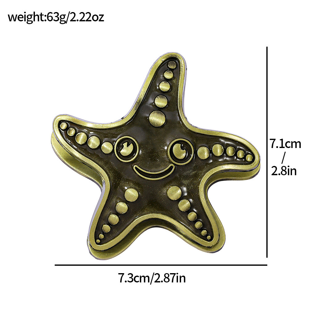 1pc metal Starfish clip (C25102005)