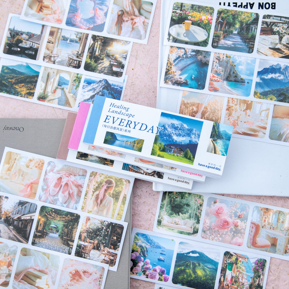 30pcs Landscape washi-sticker book (TZB25060601)