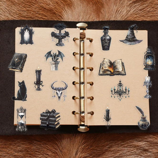 50pcs dark witch sticker pack (S25062104)