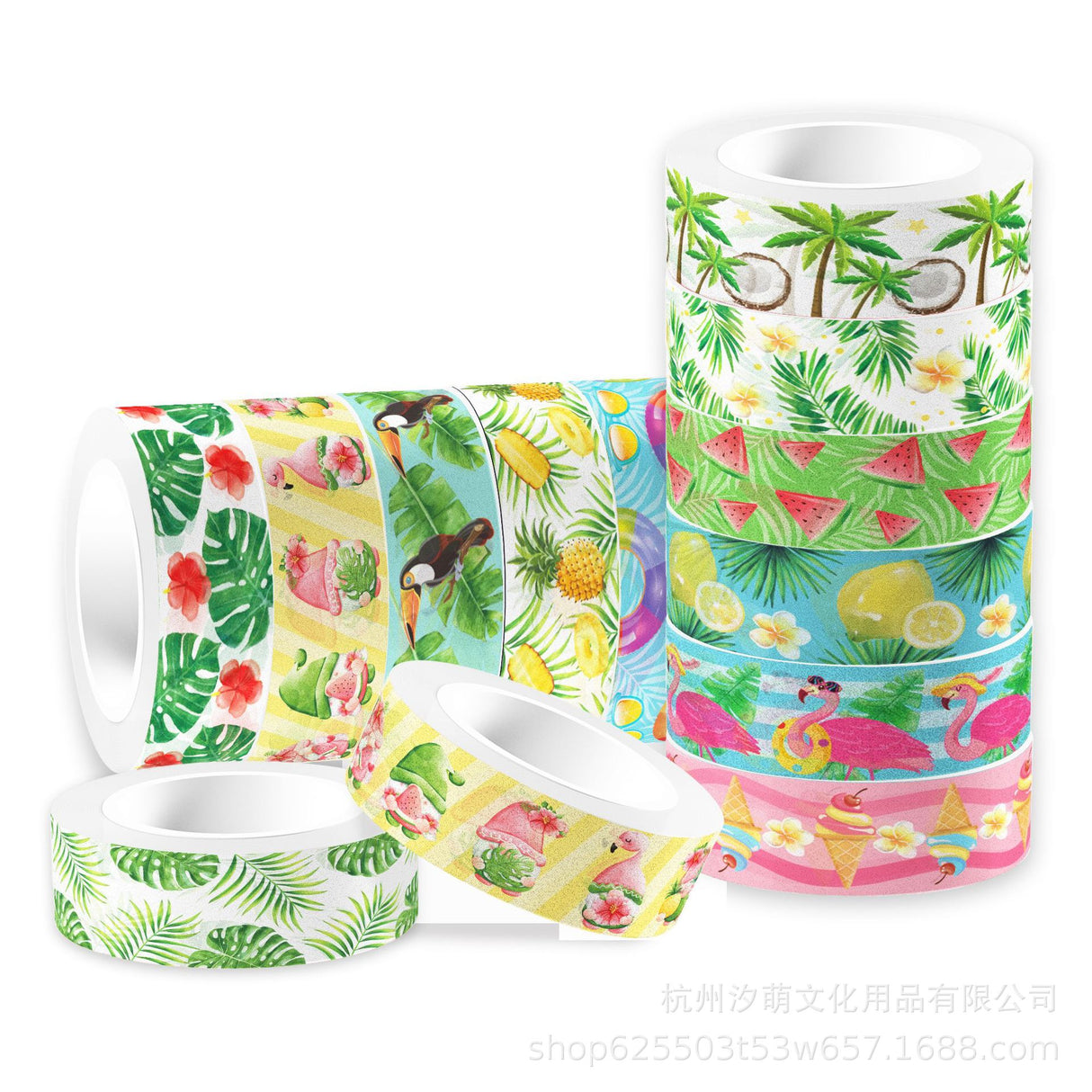 12rolls summer washi-tape(T26033001)