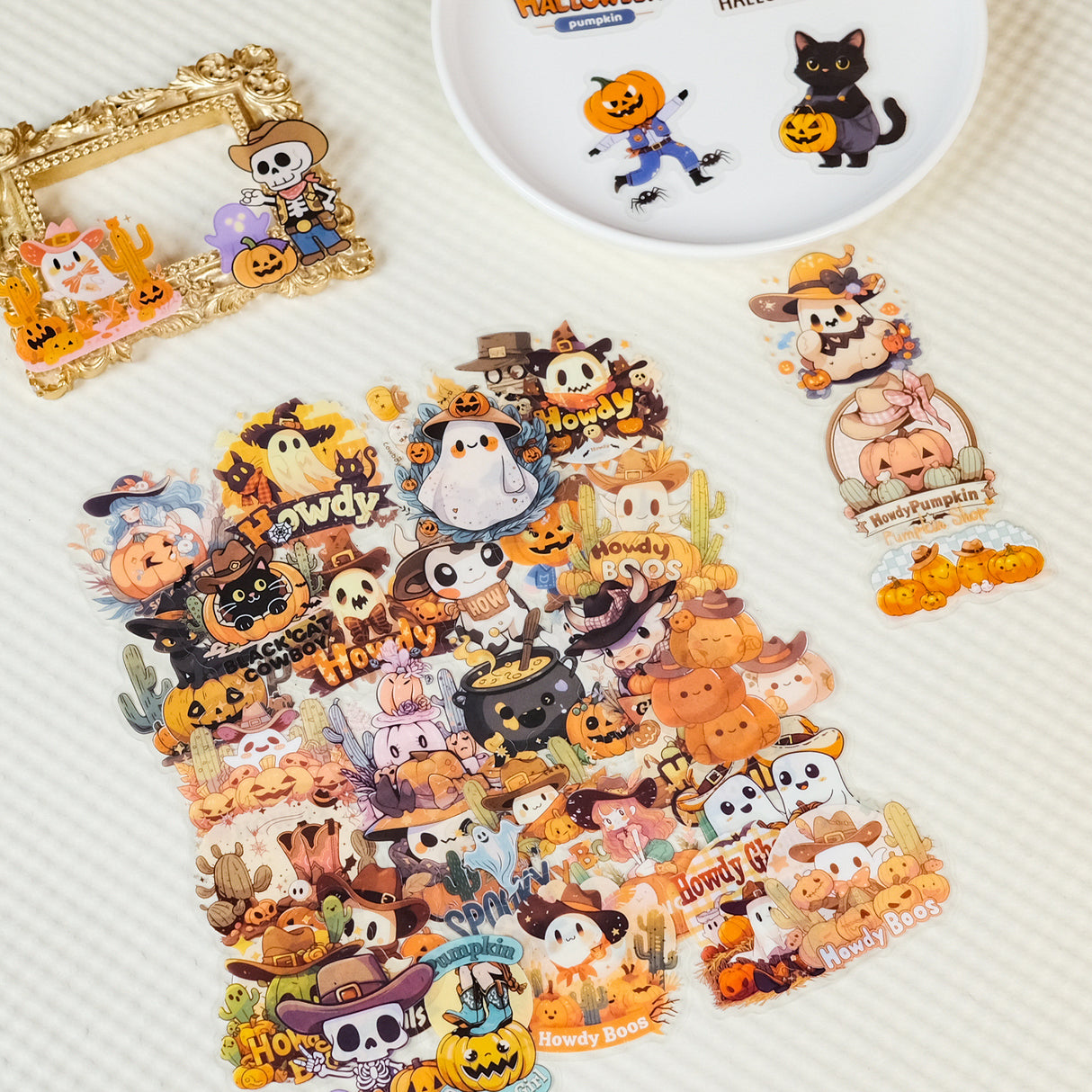 56pcs halloween PET- sticker pack (S25091706)