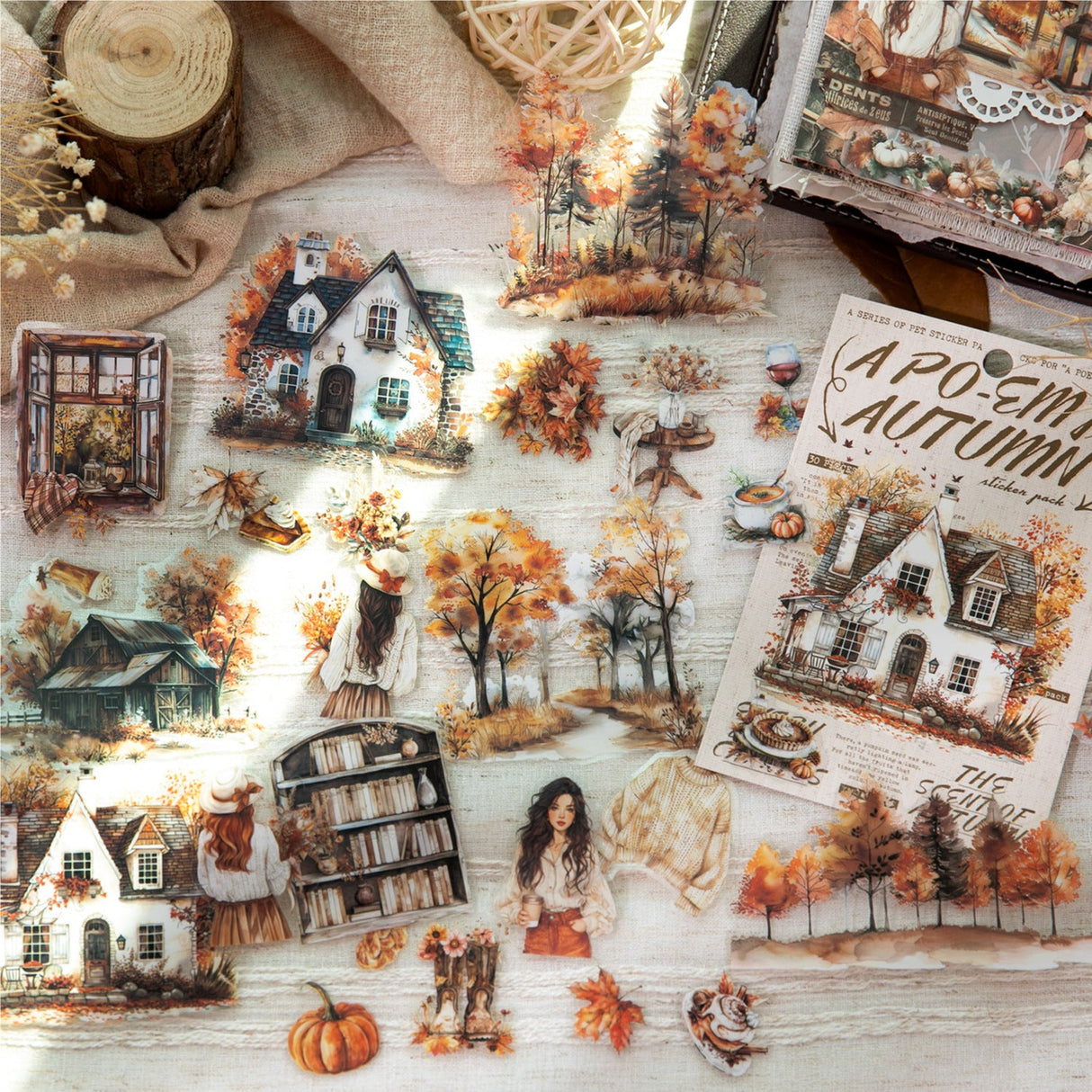 30pcs autumn sticker pack (S25111203)