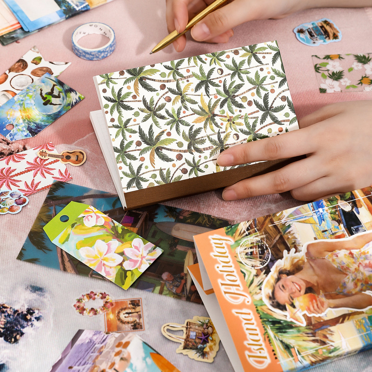 160+pcs summer vacation journaling box set(S26052608)