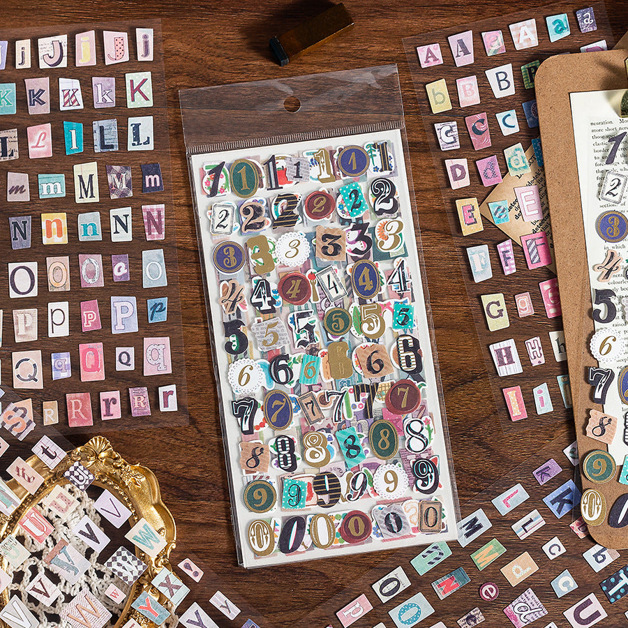 6sheets words sticker pack(S26051403)