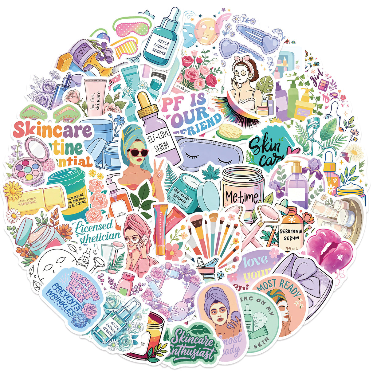 50pcs sjincare sticker pack(S26062701)