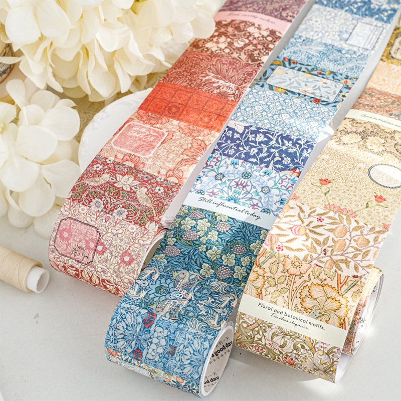 1 roll floral washi-tape (T26020309)