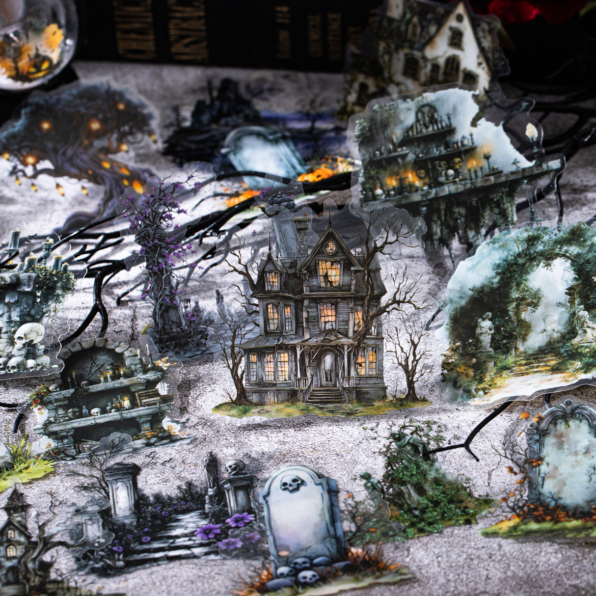 10pcs gothic sticker pack (S25050512)