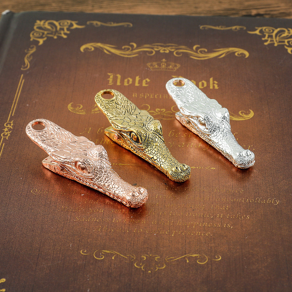 1pc Alligator head metal clip(c120102)