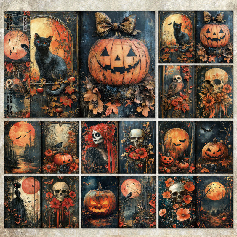 8pcs A5 size halloween paper pack (P25062008)