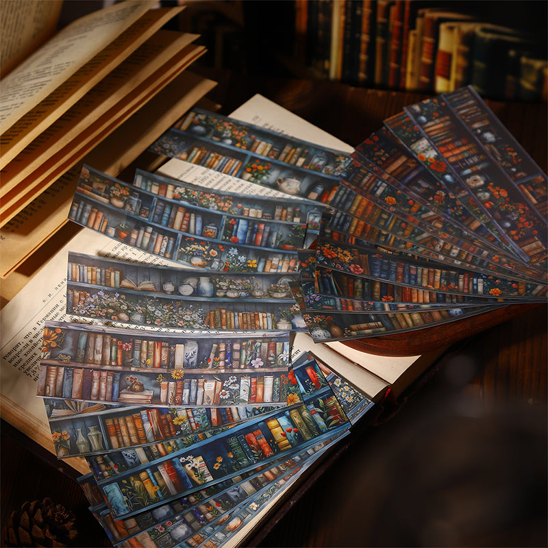 20sheets bookshelf PET+washi sticker book (TZB25081804)