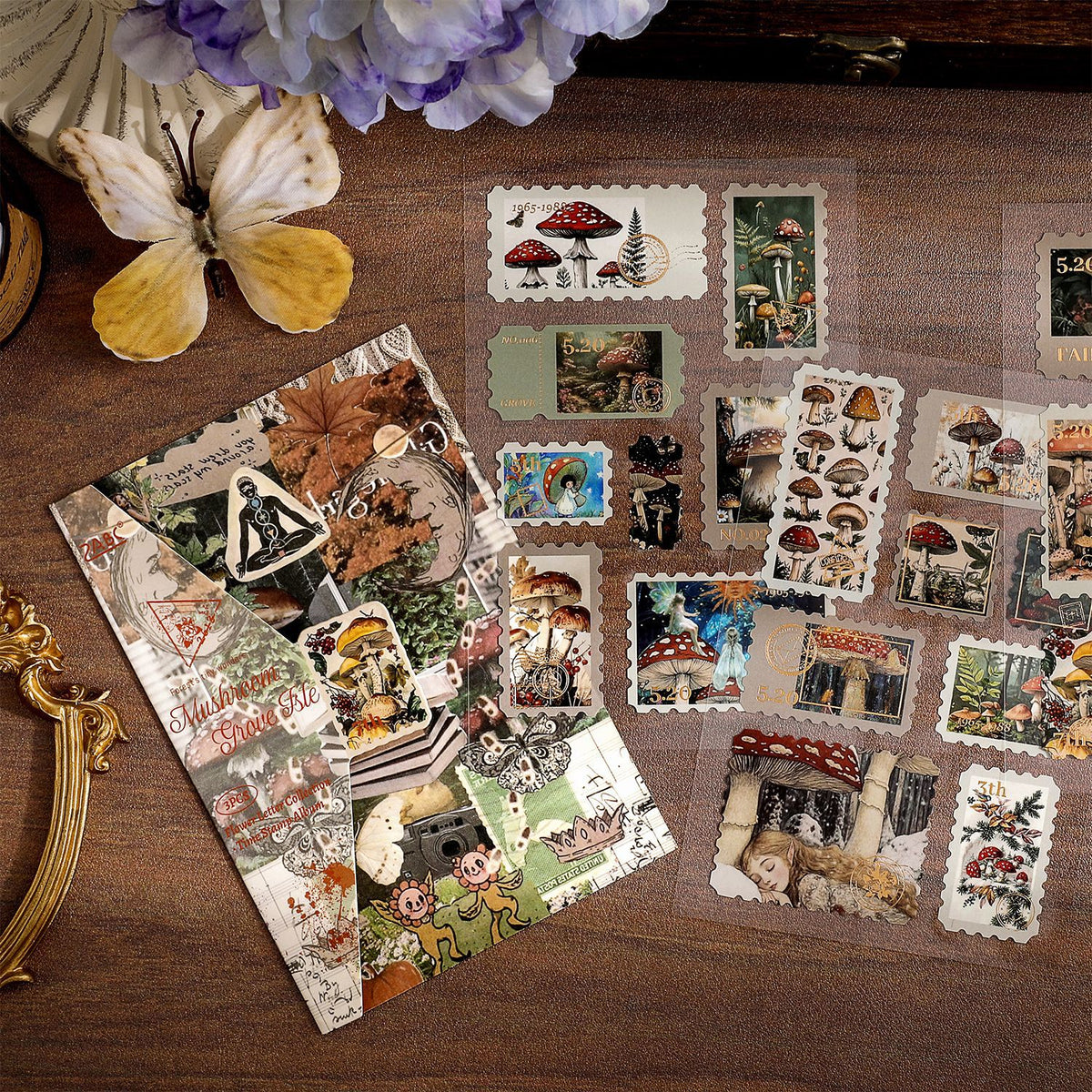 Vintage 3 sheets sticker