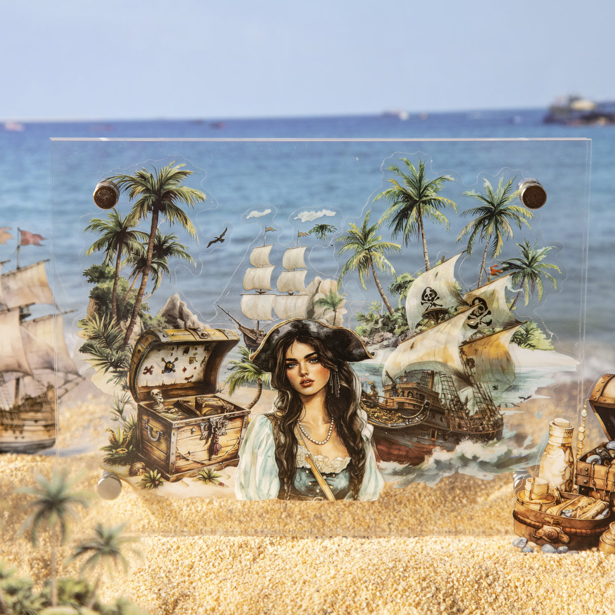 20pcs pirate sticker pack (S25053001)