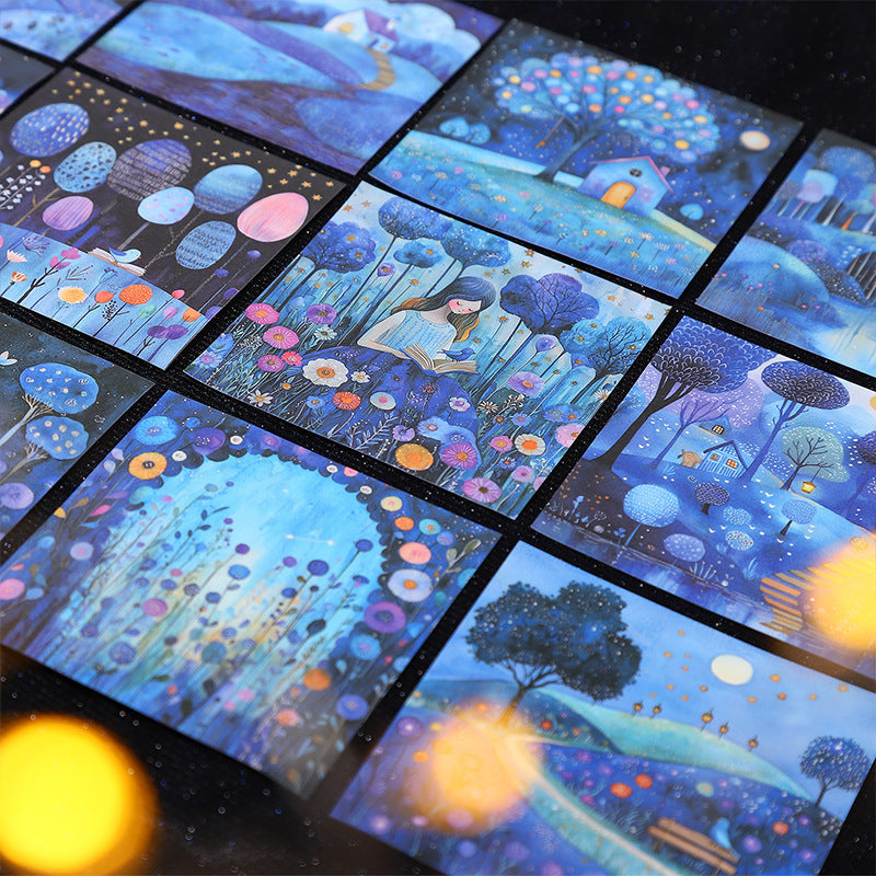 30pcs season PET+washi sticker book (TZB25060404)