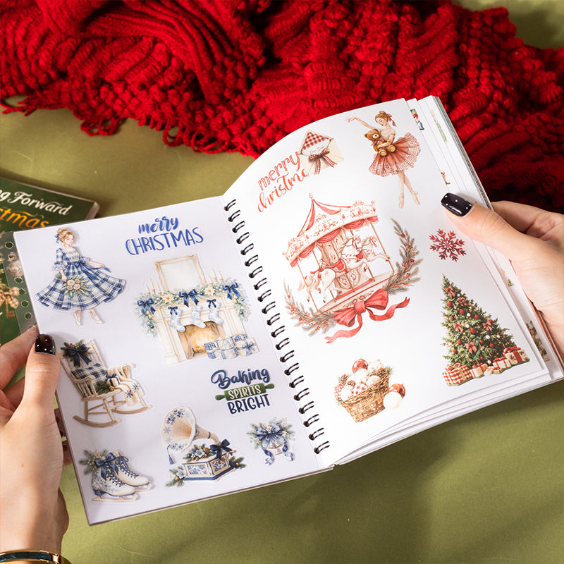 Christmas sticker book 50pages(TZB26090907)