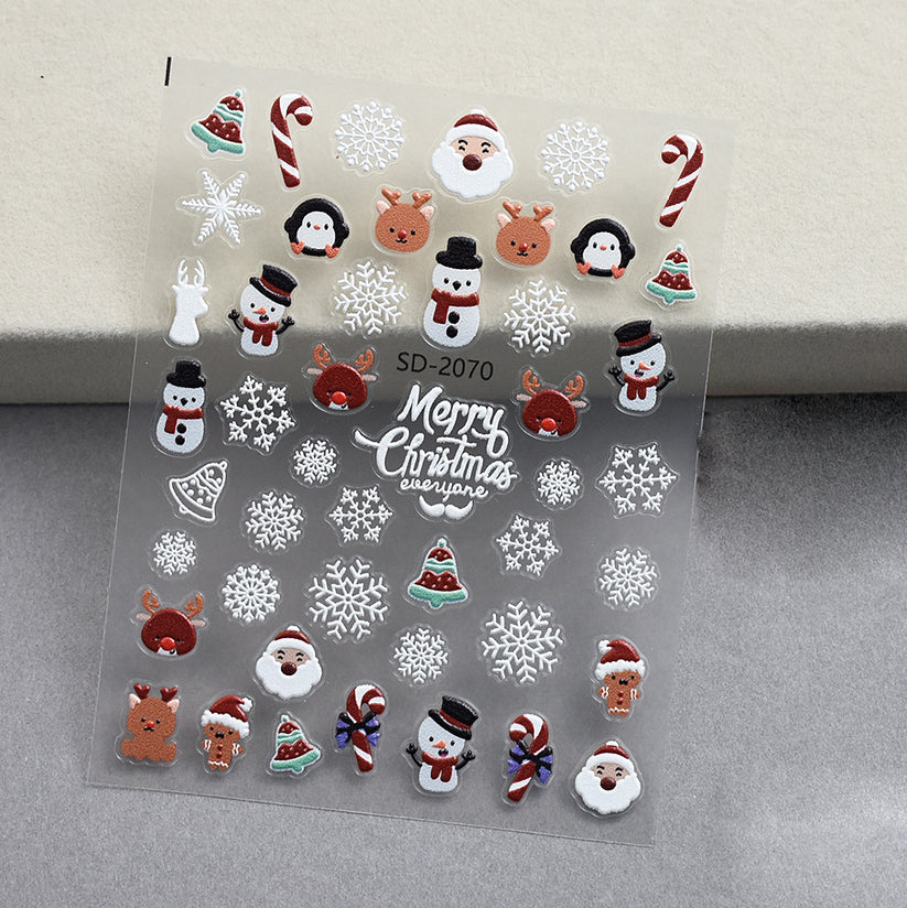 1 sheet christmas winter sticker pack (S25112703)