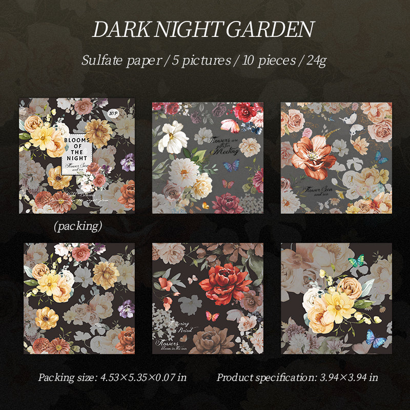 10pcs flower paper pack(S26061603)