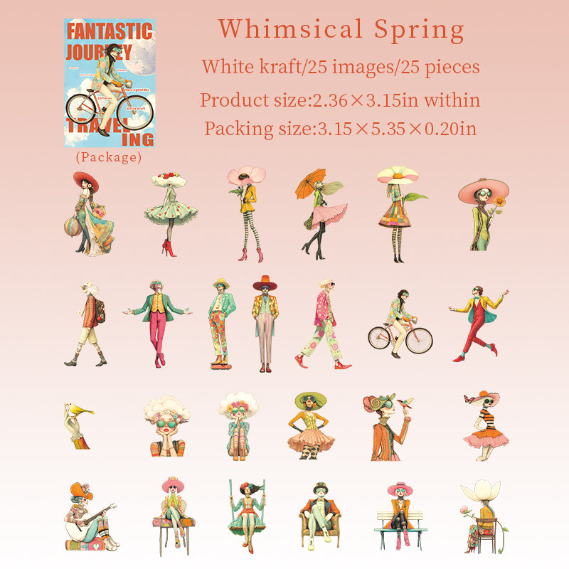 25pcs fantasy journey sticker pack (S25100903)