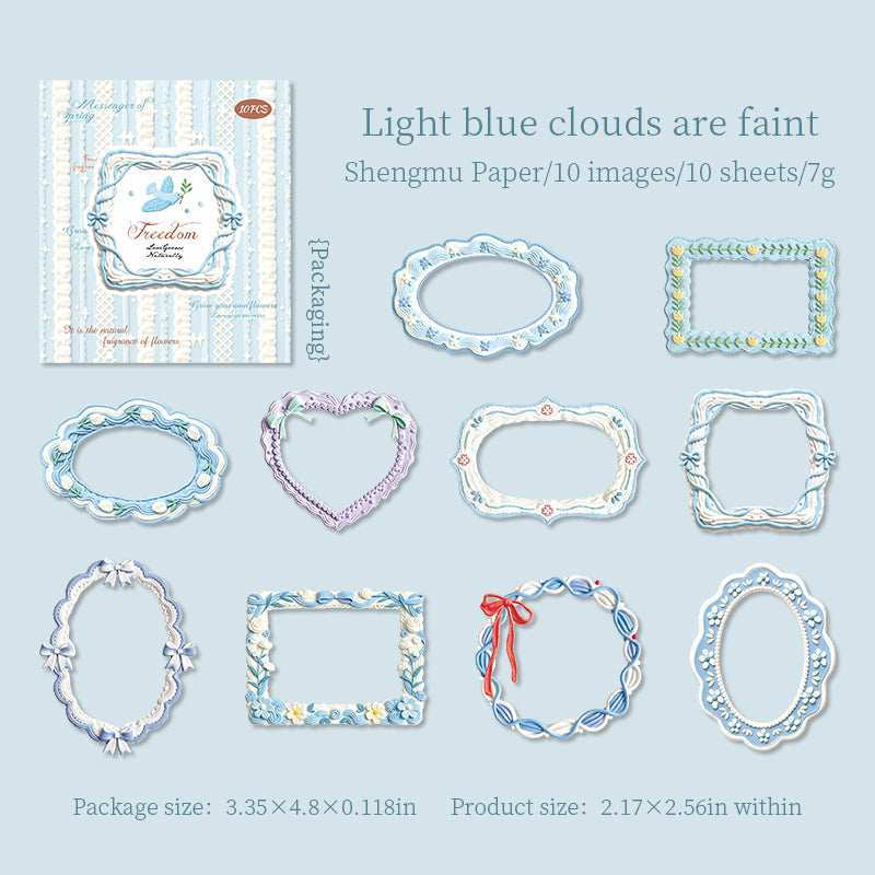 10pcs frame sticker pack(S26061003)