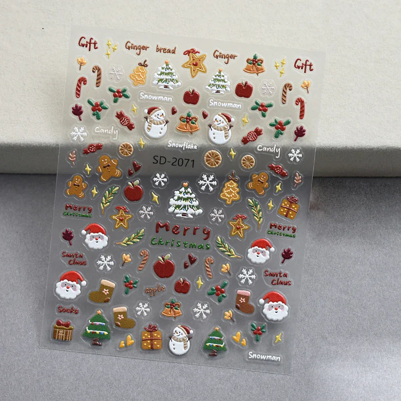 1 sheet christmas winter sticker pack (S25112703)