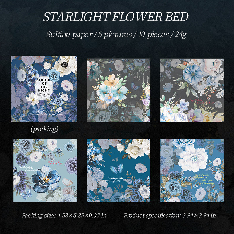 10pcs flower paper pack(S26061603)