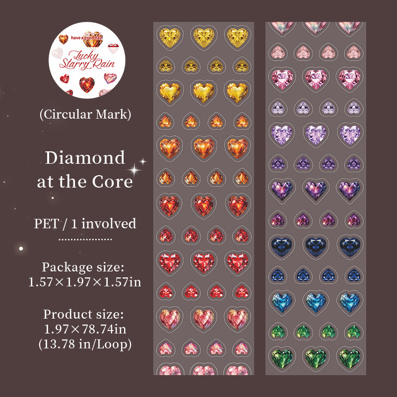1 roll diamond pre-cut PET-tape (T26042103)