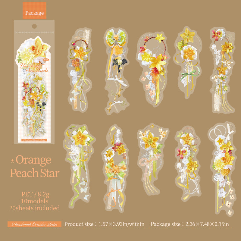 20pcs flower sticker pack(S26062303)